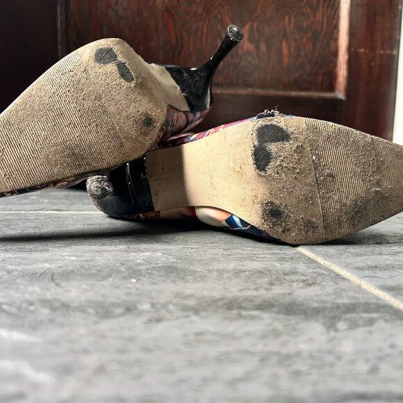 Unknown Maker - Vintage - Size 5.5 - High Heel Boots - Picture 3 of 6